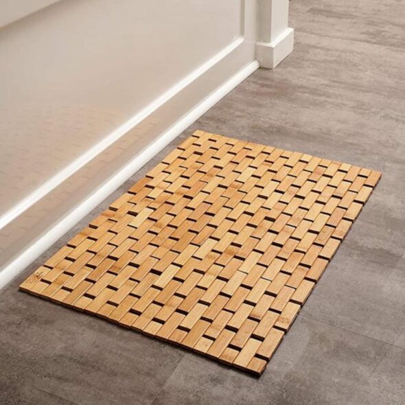 Eco Bath Bamboo Bath Mat - Size: 16x24 inches